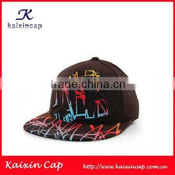 BLACK/RED/YELLOW FLAT BRIM FLEXFIT HAT CAP BRAND NEW SZ L/XL