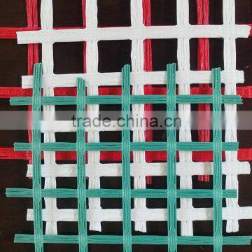 Best Quality Oil-soluble PVC Biaxial Warp-knitting Polyester Geogrid With CE
