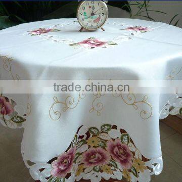 100% Polyester TC CVC WATER RESISTANT Table Cloth for Round Table photo-4