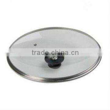 Tempered glass pot lid