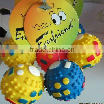 pet chew--UFO ball with louder squeaker pets lovely funny toys