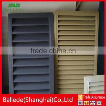 Specialty aluminum louver window