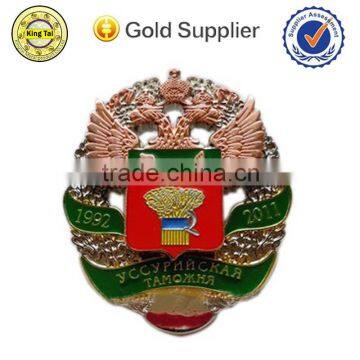 custom wholesale zinc alloy metal collar enamel pin badge promotional gifts button badge