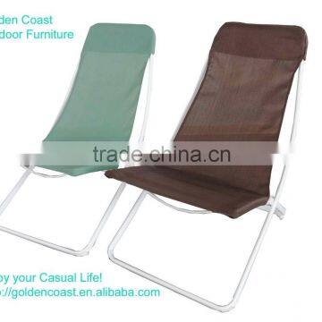 GB-030 Steel folding beach chairs/relax chair cheap