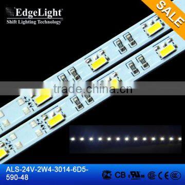 Edgelight Aliminum energy led light bar ALS-24V-2W4-3014-6-590-48 dropship