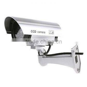 Dummy-AB-BX-11 Flashing Light Dummy Fake Security Surveillance Camera solar power CCTV