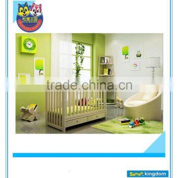 Hot Sale Funtional Kids Bed Wooden Baby Cot