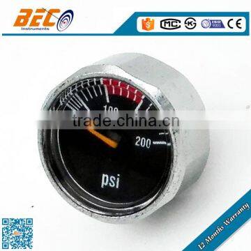 High quality 23mm, 25mm, 28mm micro mini pressure gauge one year warranty                        
                                                Quality Choice