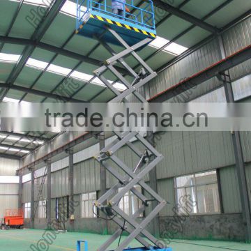 high height hydralic electric towable scissor lift table for single person