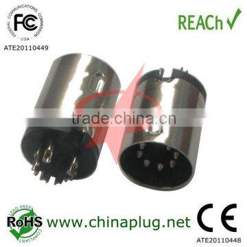 7 pin din connector dc male plug for laptop socket