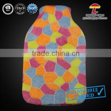 fleece hot water bottle with cover water cube