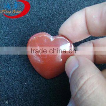 agate 25mm puffy heart for healing crystal