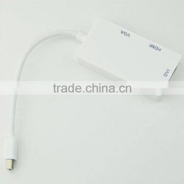 V-LINK Nickel Plated Mini dp to Hdmi Vga Dvi Adapter for Monitor photo-2