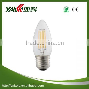 High brightness C35 rechargeable led light bulb E14/E27