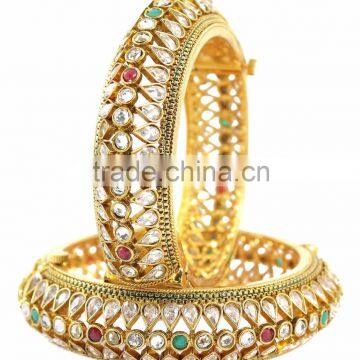 Indian Traditional Beautifull Gold Plated Openable Bangle