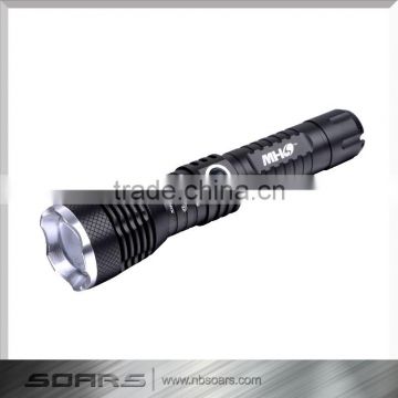 High power rechargeable aluminium flashlight Cree xml t6 led flashlight with control function