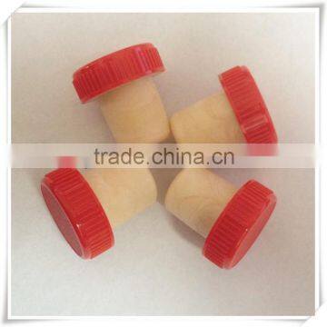 2014 HOT SALE!!!Plastic cap Synthetic cork for glass vodka bottle