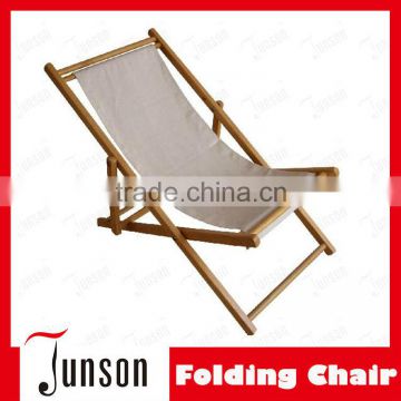 Customized Logo Promotional Gifts Wooden Folding Beach Chair