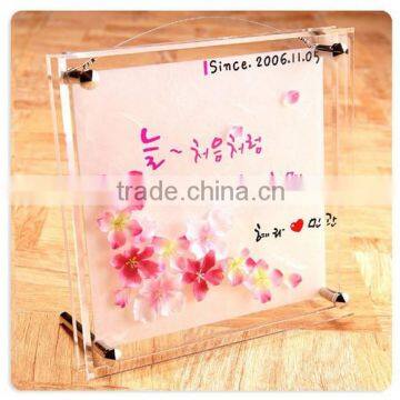 clear acrylic picture frame photo frame 4x6,5x7 wholesale custom acrylic photo frame