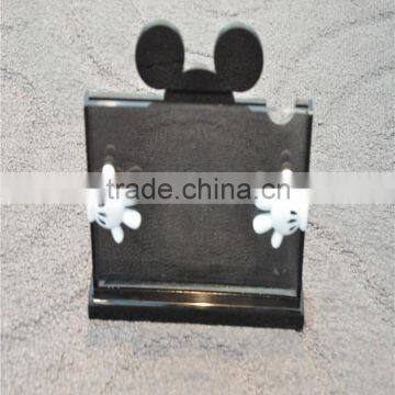 Black Acrylic Mickey Figure Photo Frame