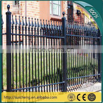 High quality Steel metal fence /cheap Garden Fence Design /wire mesh Fence Steel Panel(Guangzhou Factory)