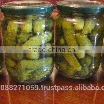 Pickled Gherkins 3-6 cm in 720ml Jars