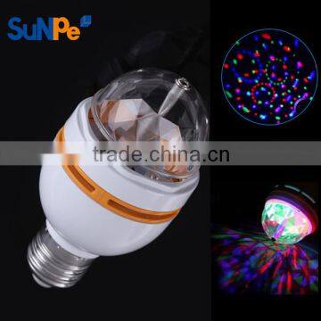 E22, E26, E27 Wedding Holiday Decoration LED Party Disco Bulb Light