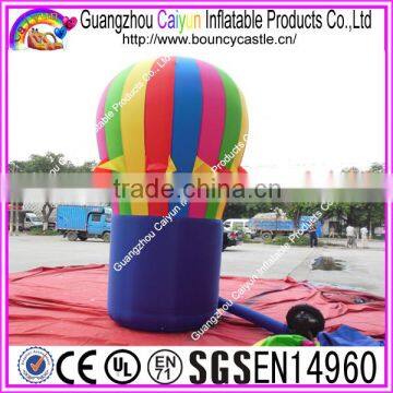 Inflatable advertising hot air ballon--rainbow color type