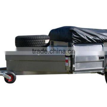 Stainless steel Tent Camper Trailer Manufacturers China With Kitchen