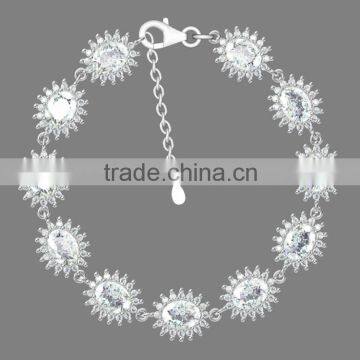 Infinite Cubic Zirconia 925 Silver Jewelry Whole Set photo-2