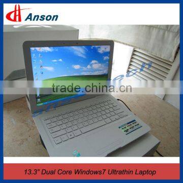 13.3 Inch Intel Atom N2600 1.60GHz Dual core Window XP / Window 7 Laptop
