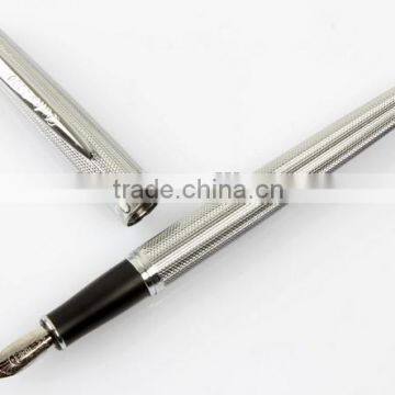 Duke M18 silver color fountain pen for high end business gift