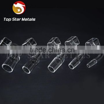 wholesale male or female Square bowl domeless quartz banger nail with clear joint 10mm ,14mm or 18mm