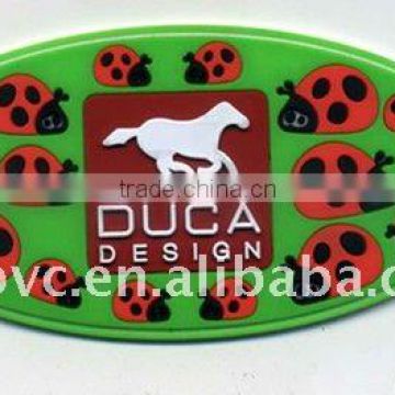 OEM soft pvc Label,pvc trademark,tags & labels