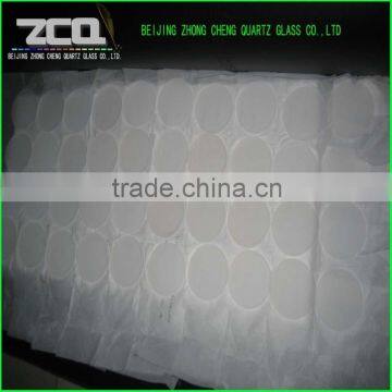 2016 The Newest Circular Frosted Quartz Glass Sheet