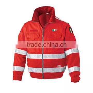 high visibility skin contact mixed cotton water repellency properties short jacket , PPE