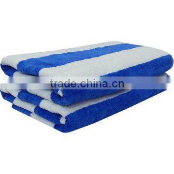 China Softex Wholesale Bathroom 100% Cotton Navy and White Bath Towels Supplier's Choice photo-2