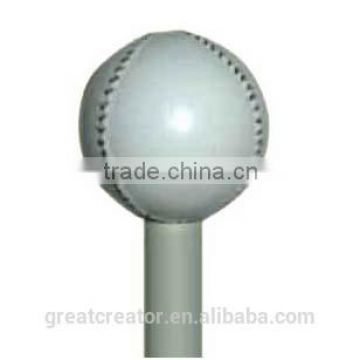 28-48" Decorative Sports Ball Resin Curtain Finials Kids Curtain Rods