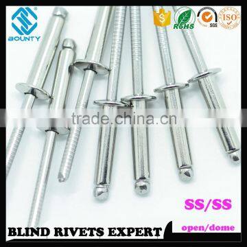 DOME HEAD OPEN END HIGH QUALITY ISO 15983 316 STAINLESS STEEL BLIND RIVETS FOR UK MARKET photo-3