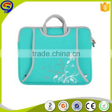 13" Size and Silk Screen Print Neoprene Computer Bag