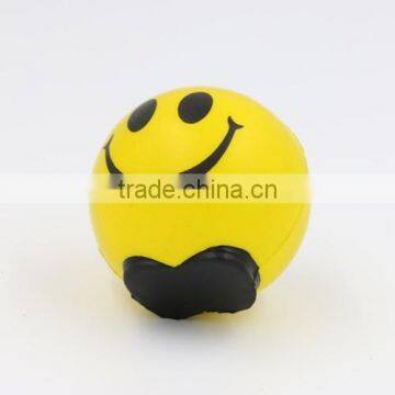 Promotional Smiley Face PU Stress Ball