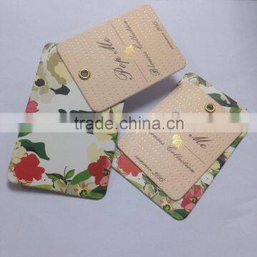 Cheap Paper Material Garment Hang Tags Swing Tags Free Designs Logo