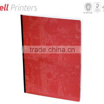 Perfect bound school notebook stationery from India