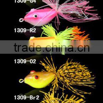 7.4g/40 mm 5colors,fishing frog bait ,stainless steel hook