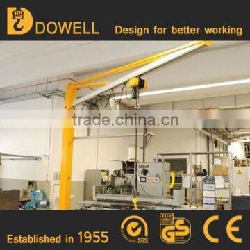 0.25-1t column swing lever cantilever light duty jib crane