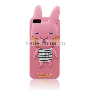 Newest Romane Hello Geeks 3D cartoon soft 3d silicone phone case