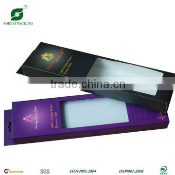 100% HUMAN HAIR EXTENSION PACKAGING BOX