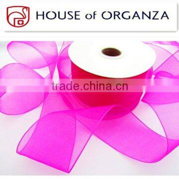 2014 Best Selling Polyester/Nylon Organza Ribbon Roll