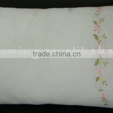 Embroidered pillow case