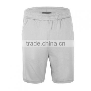 custom cheap good sale light grey soccer training shorts